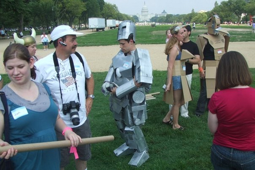 Cardboard Tube Fighting…seriously